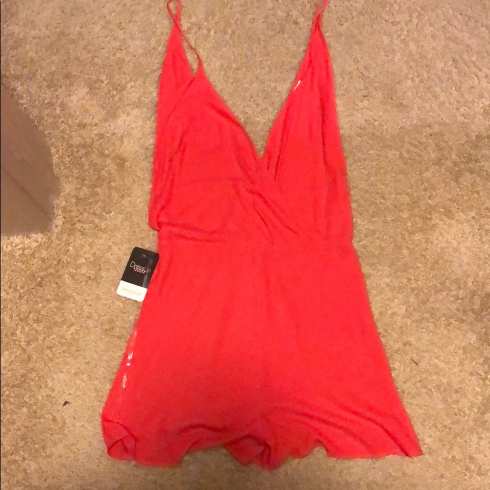 Red romper